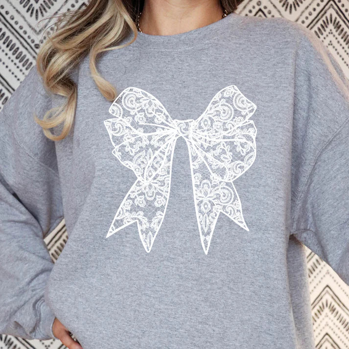 Faux Lace Bow