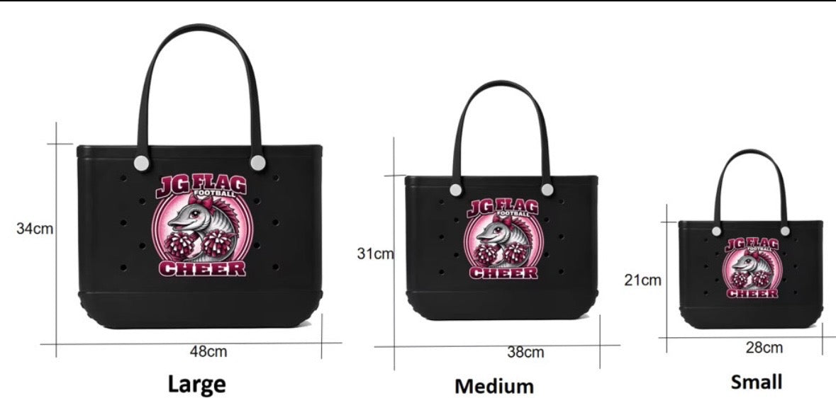 JG FLAG FOOTBALL AND CHEER TOTE BAG FUNDRAISER ENDS 07/09