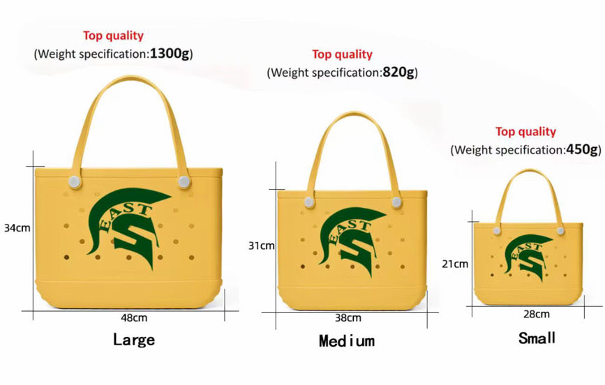 GREENBRIER EAST HIGH SCHOOL SPARTAN SOCCER TOTE BAG FUNDRAISER - ENDS 12/08