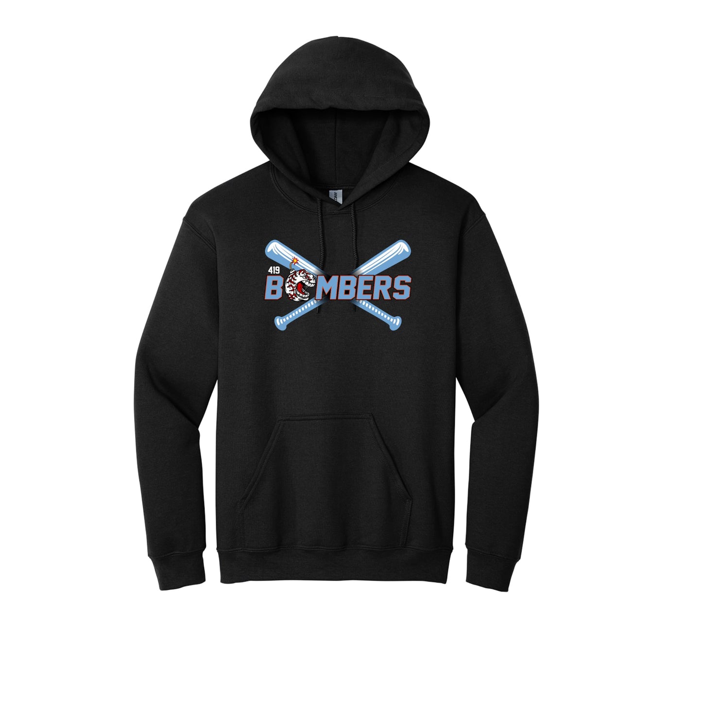 Bombers Hooded Sweatshirt - Black