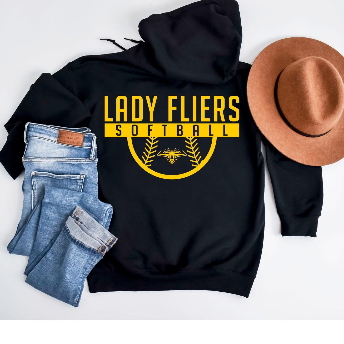 Lady Fliers Softball - Yellow