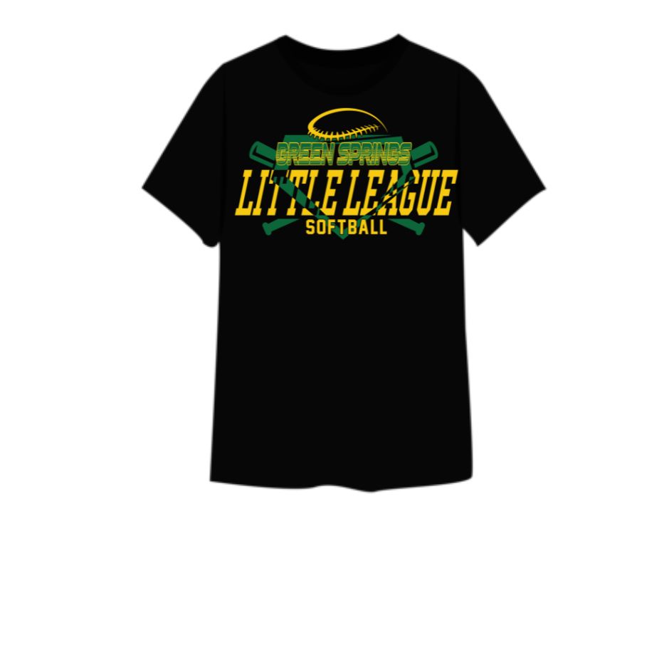 Soft Style Green Springs Softball T-Shirt