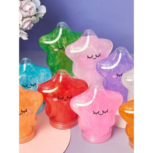 Star Glittered Slime Toy: ASSORTED COLOR / ONE SIZE(9)