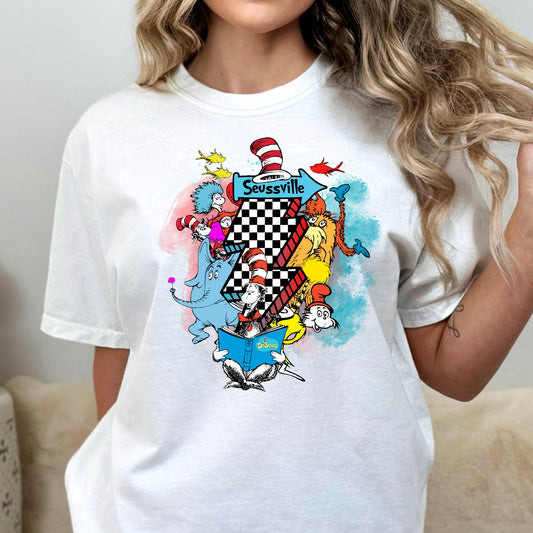 Dr. Seuss Checkered Lightening Bolt