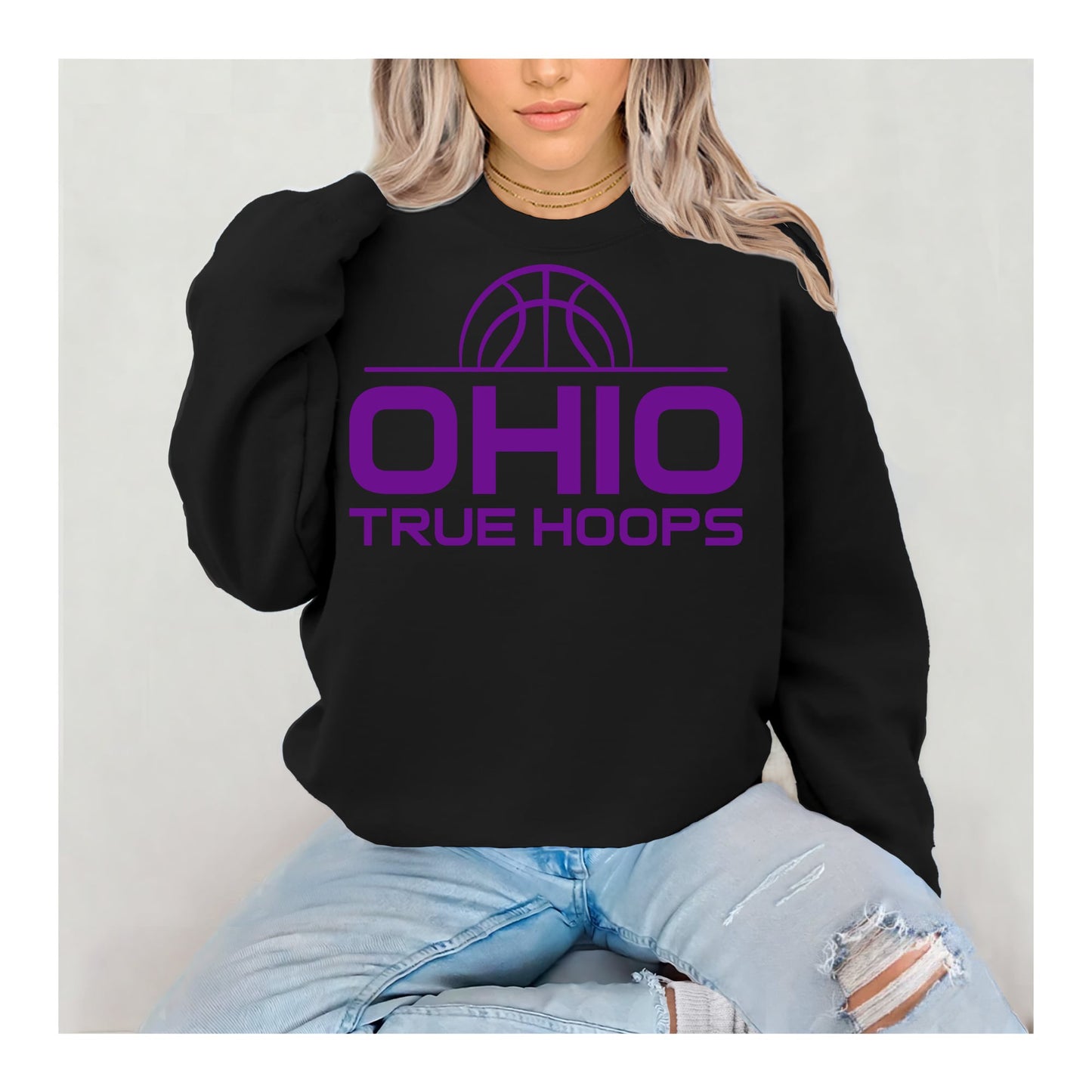 Ohio True Hoops - Black with Purple