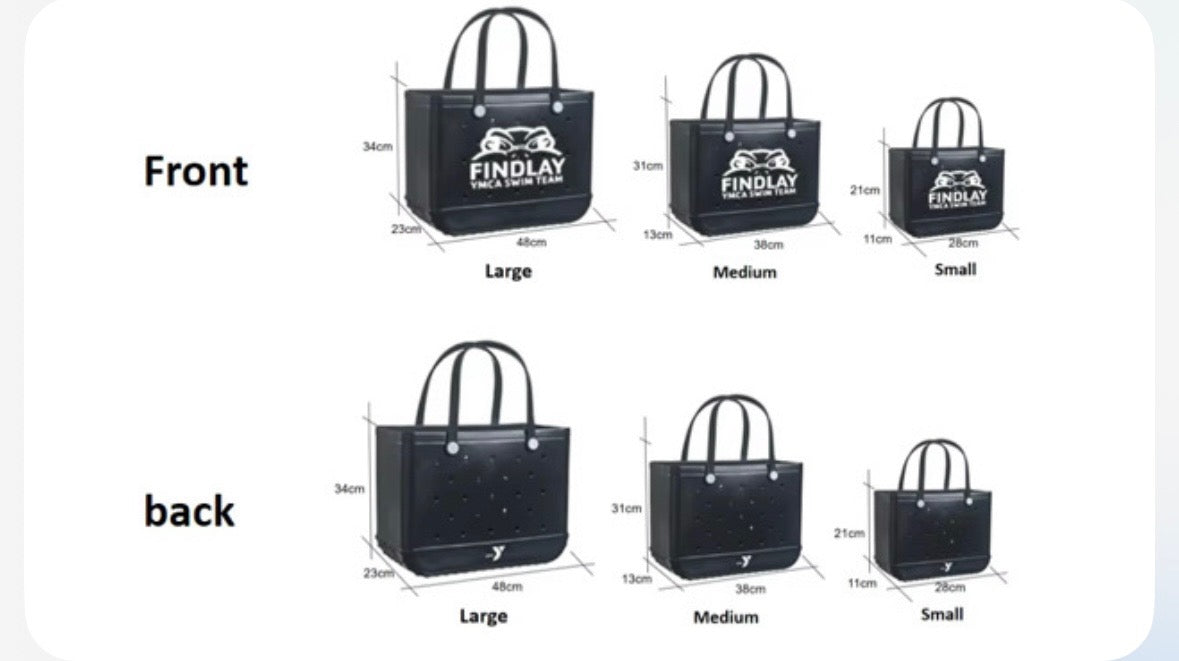 FINDLAY FROGS SWIM TEAM TOTE BAG FUNDRAISER - ENDS 10/9