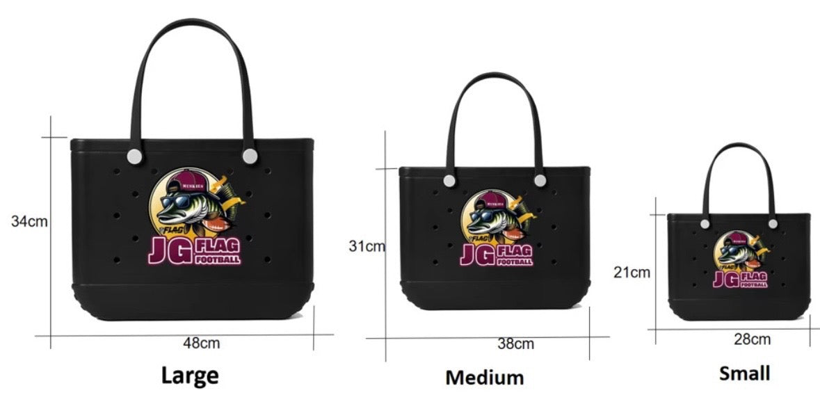 JG FLAG FOOTBALL AND CHEER TOTE BAG FUNDRAISER ENDS 07/09