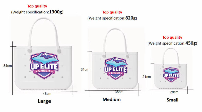 UP ELITE MIDDLE SCHOOL COMPETITIVE CHEER TOTE BAG FUNDRAISER - ENDS 09/10