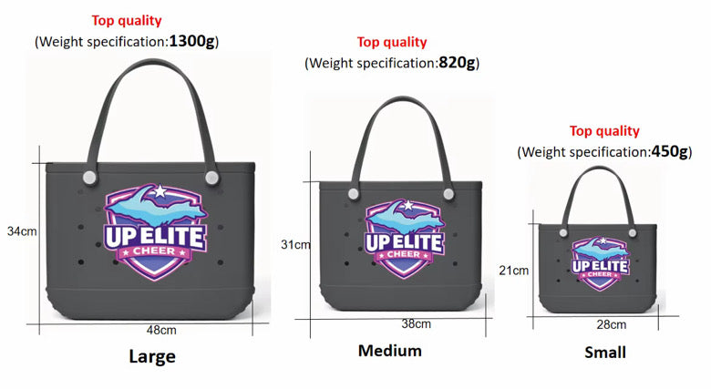 UP ELITE MIDDLE SCHOOL COMPETITIVE CHEER TOTE BAG FUNDRAISER - ENDS 09/10