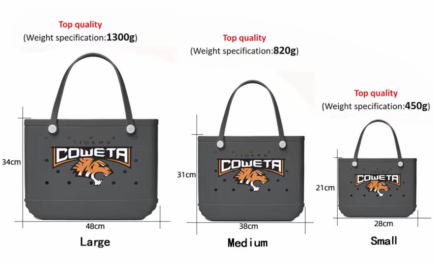 COWETA 4TH GRADE BLACK CHEER TOTE BAG FUNDRAISER - ENDS 08/13