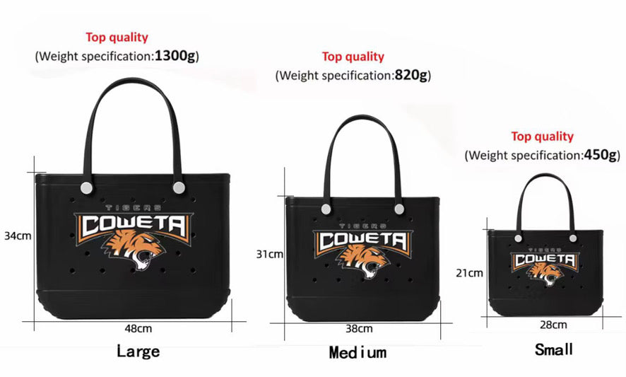 COWETA 4TH GRADE BLACK CHEER TOTE BAG FUNDRAISER - ENDS 08/13