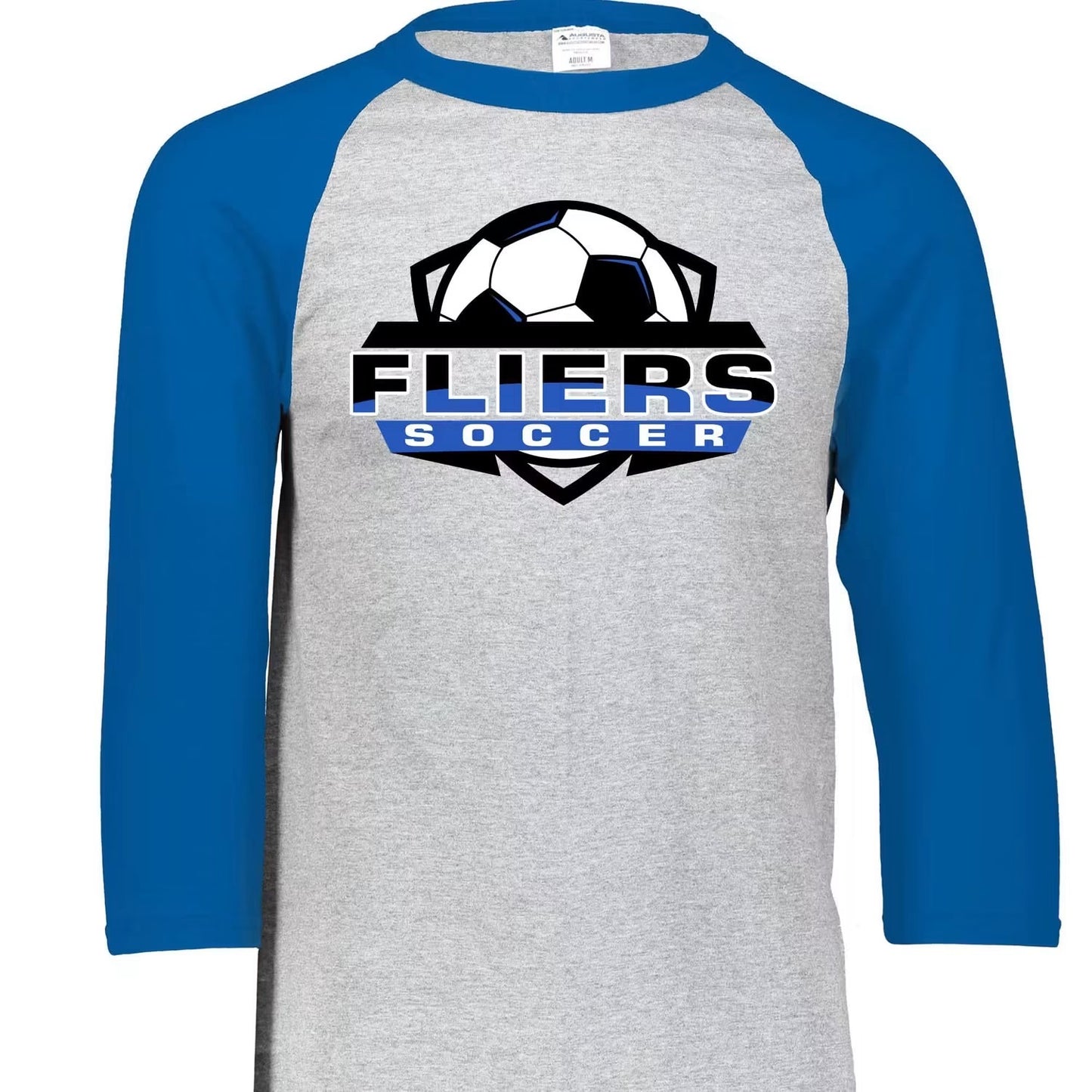 CLYDE FLIERS SOCCER FUNDRAISER  - BASEBALL TEES
