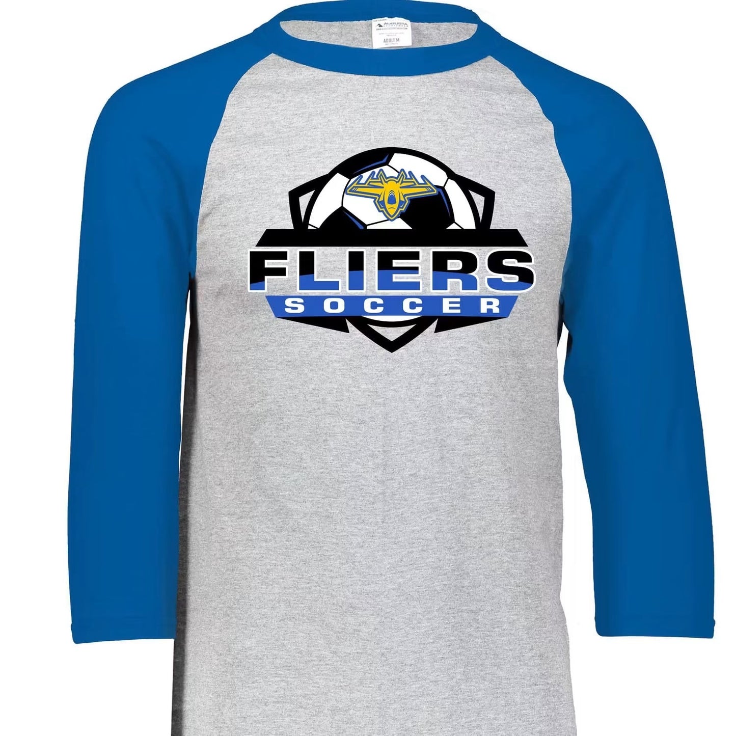 CLYDE FLIERS SOCCER FUNDRAISER  - BASEBALL TEES