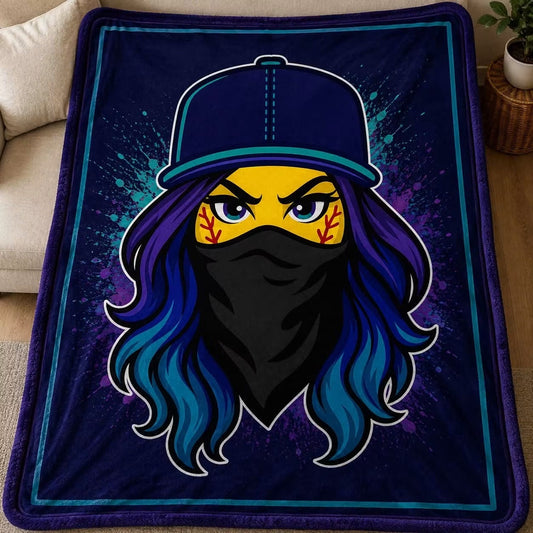 BASE BANDITS SOFTBALL BLANKET