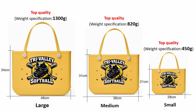 TRI-VALLEY YOUTH LEAGUE SOFTBALL TOTE BAG FUNDRAISER - ENDS 09/24
