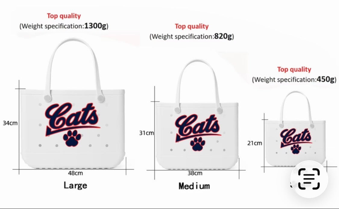 HUNTINGDON BEARCAT CHEERLEADERS TOTE BAG FUNDRAISER - ENDS 09/29