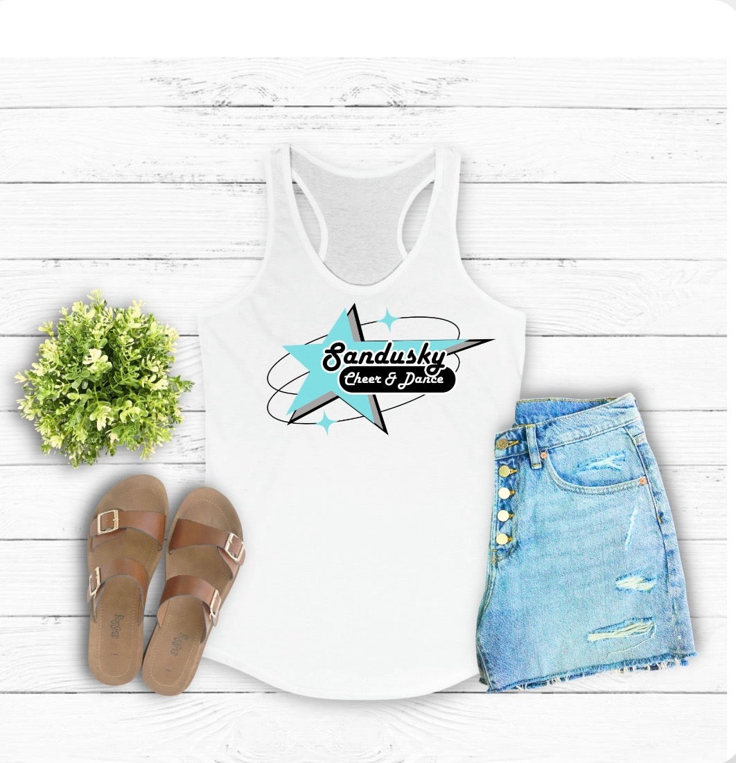 Sandusky Cheer and Dance - WHITE designs