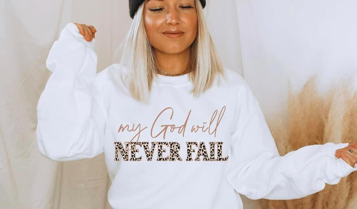 My god will never fail