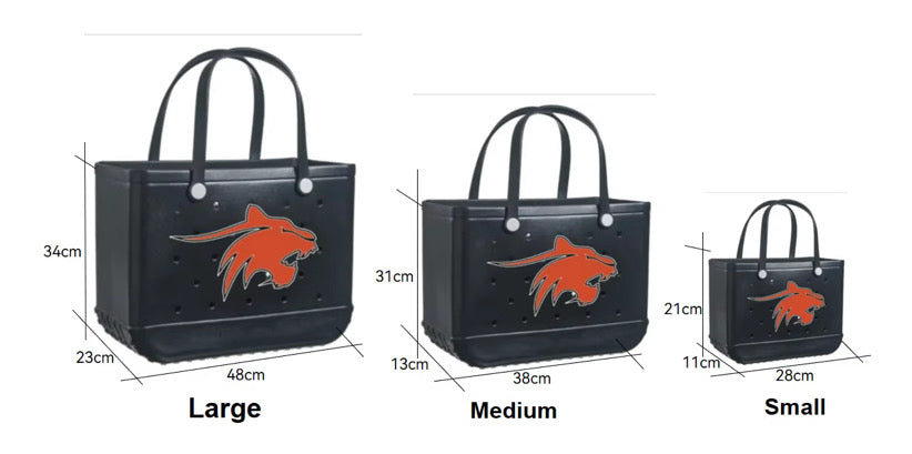 GREATER LATROBE JR HIGH CHEERLEADERS' EVA TOTE BAG FUNDRAISER ENDS 8/16