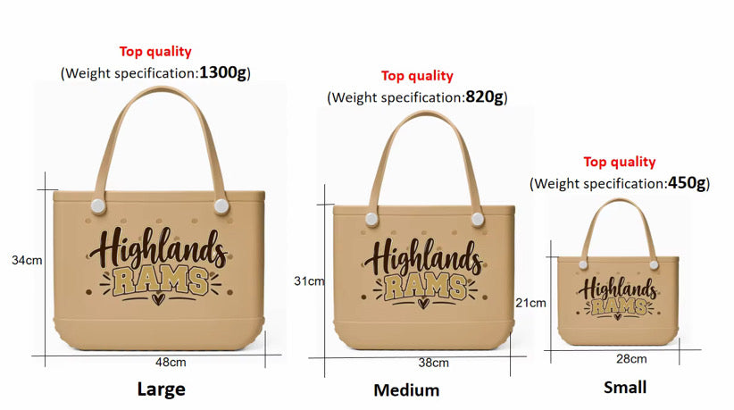 HIGHLANDS CHEER TOTE BAG FUNDRAISER - ENDS 11/10
