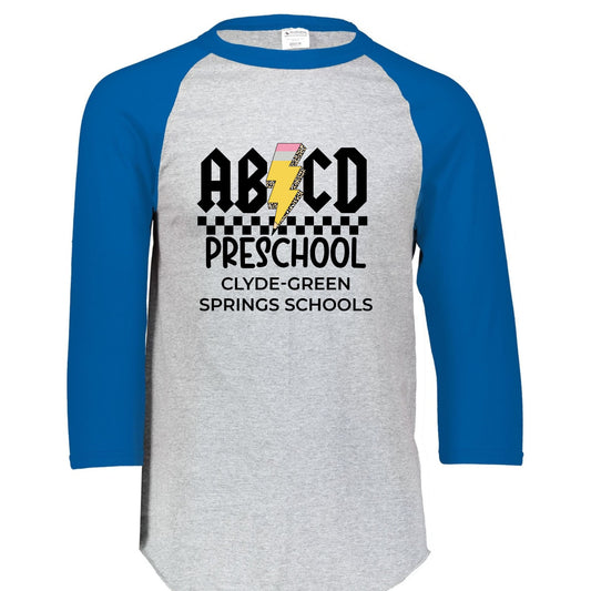 Clyde Green Springs School - Pre-School Baseball Tee