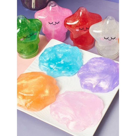 Star Glittered Slime Toy: ASSORTED COLOR / ONE SIZE(9)